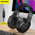Awei GM-6 Over-ear Gaming Wired Headphones With Mic 3.5mm Plug Noise Canceling Earphones Head-mounted Gaming Exclusive Headphones Gaming Headset. 