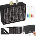 New Wooden Money Saving Box Handmade Crafts Cash Vault with Saving Money Goals Counter Reusable Piggy Bank Helps The Habit of Saving. 