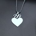 Hip Hop Rapper Juice Wrld 999 Necklace Stainelss Steel Letter Name Heart Pendants Necklaces Fans Memorial Jewelry Gifts. 