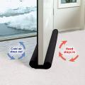 Energy Saving Under Door Draft Stopper - 46 Inches - Black. 