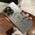 HOCE AG Matte Glass Back Magnetic Cases For iPhone 12 13 14 15 16 Pro Max 11 14 15 16 Plus MagSafe Case Frosted Back Soft Bumper Shockproof Phone Cover. 