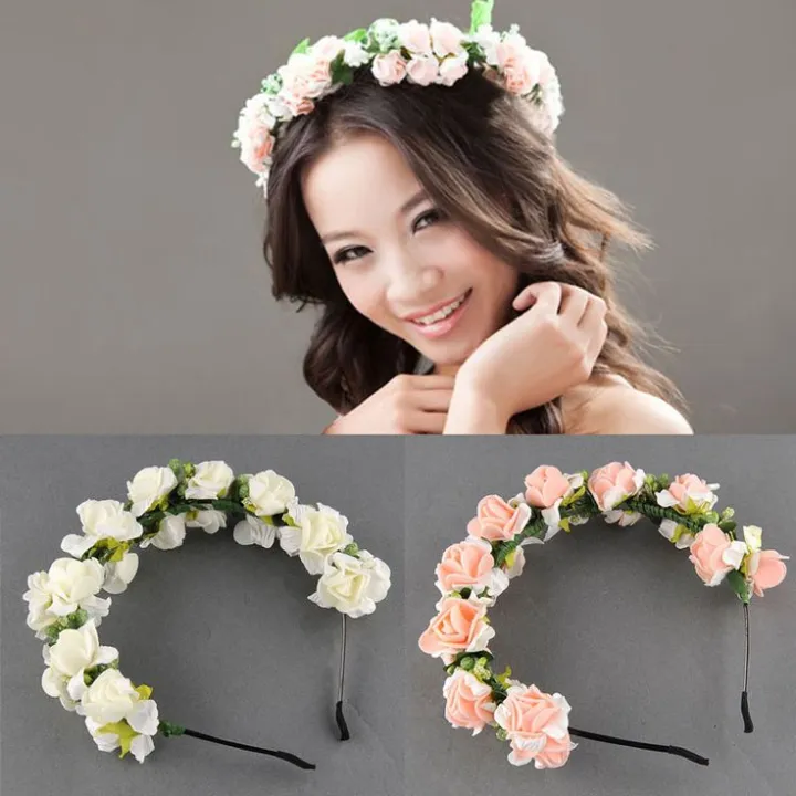 Pack%20of%202%20Flower%20Headbands%20White%20Bridal%20and%20Party%20Crown%20-%20Image%203
