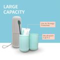 Toothbrush Travel Case, Portable Travel Toothbrush Holder Case, Toothbrush Case Set for Camping, Traveling, Home, School, Business, Bathroom Toothbrush Organizer Travel Toothbrush Toothpaste Make Up Brushes Portable Toothbrush Cup Case. 