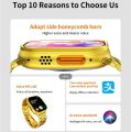 Timack® New Original Gold Watch 8 Ultra Smartwatch Men Women Bluetooth Call Sport Fitness Wireless Charging NFC Smart Watch. 