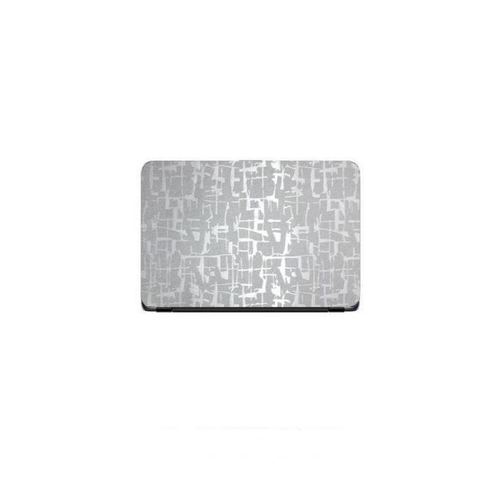 Universal Laptop Back Skin Scripture Texture - Silver