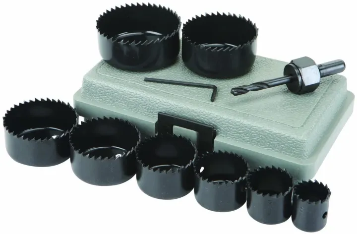 11%20Pcs%20Hole%20Saw%20Kit%20With%20Carrying%20Case%20-%20Drill%20Bit%20Kit%20Set%20-%20High%20Quality%20-%20Image%202