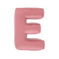 Personalized "E" Alphabet Velvet Cushion - Soft, Plush, and Customizable!. 