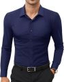 Mens Dress Shirts Long Sleeve Slim Fit Dress Shirts for Men Muscle Fit Wrinkle Free Button Down Shirt - Men Shirts for Office - Men's Dress Shirts Solid Sleeve Stretch Wrinkle-Free Formal Shirt Business Casual Button Down Shirts - Men's Button-Down. 