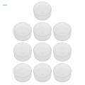 Tea Light Clear Plastic Cups: 20 Cups, Round Shapes Polycarbonate Tealight Cups. 