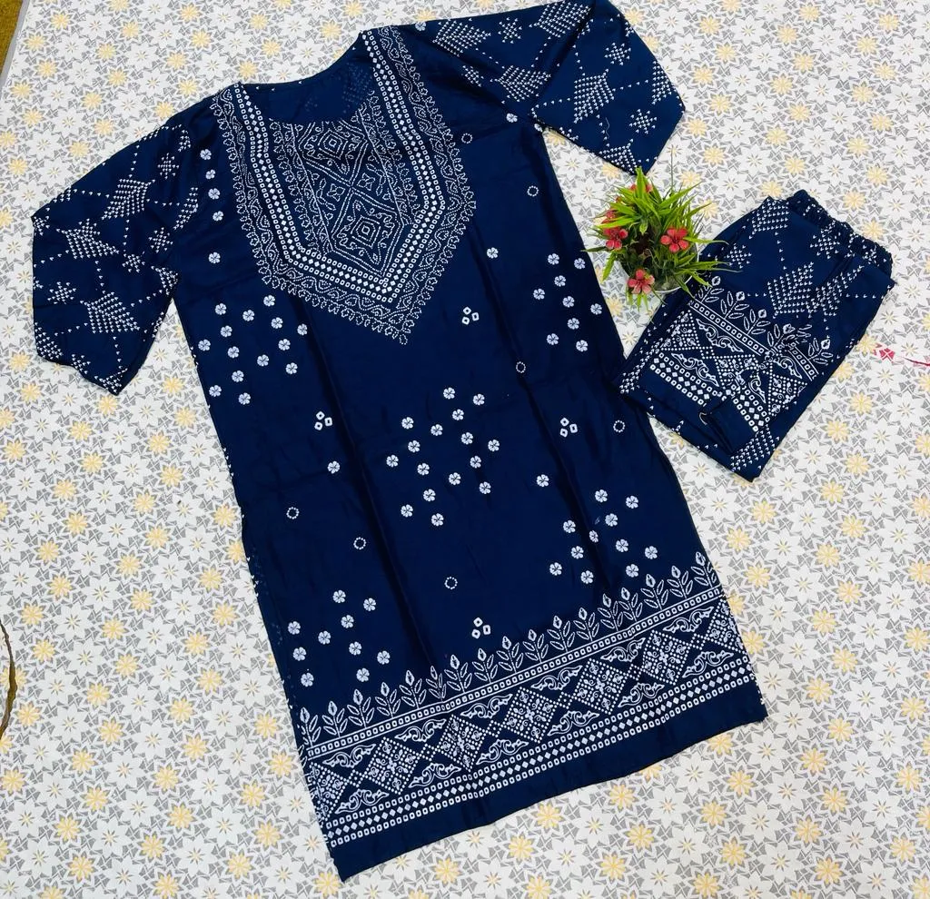 Smars Fashion Stitched New Chunri 2pc dress for women