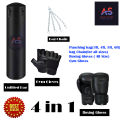 Boxing bag, Punching bag Two feet, Three feet, Four feet, Five feet, Six feet,  with all accessories. 