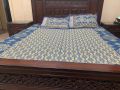 Multani Gultex King Size Bedsheet With Two Pillow Covers in Elegant Design. 