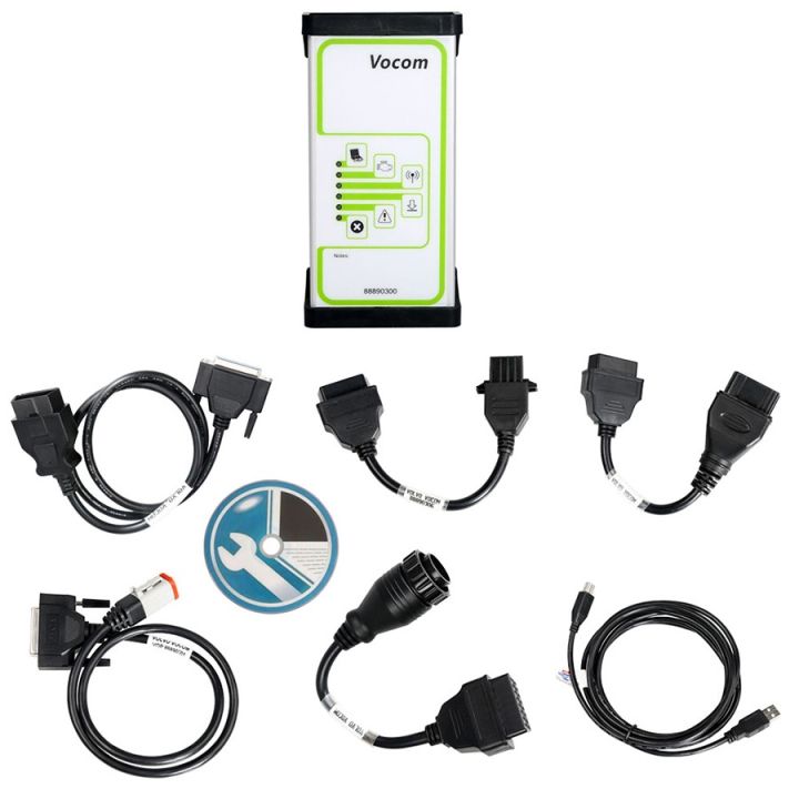 Heavy Truck Scanner vocom 88890300 for Volvo Diagnostic Tools UD/For Mack/For Volv0 Vocom interface diagnose programming
