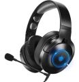 Phonikas Q9 Gaming Bluetooth Wireless Headphones With Removable External Mic - PHOINIKAS Q9 Gaming Headset 3.5mm Wired/Wireless bluetooth5.0 40mm Driver LED Light Over-ear Headphone with Mic for Computer PC PS3/4. 