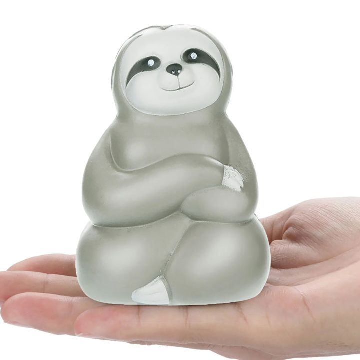 【Funny Bunny Toy Store】Adorable Squishies Soft Sloth Slow Rising Fruit Scented Stress Relief Cartoon Lovely Holiday Simulation Toys