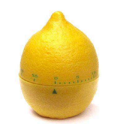 Lemon Kitchen Mechanical Timer Fruit Reminder Countdown Timer 60 Minute Clockwork Timer
