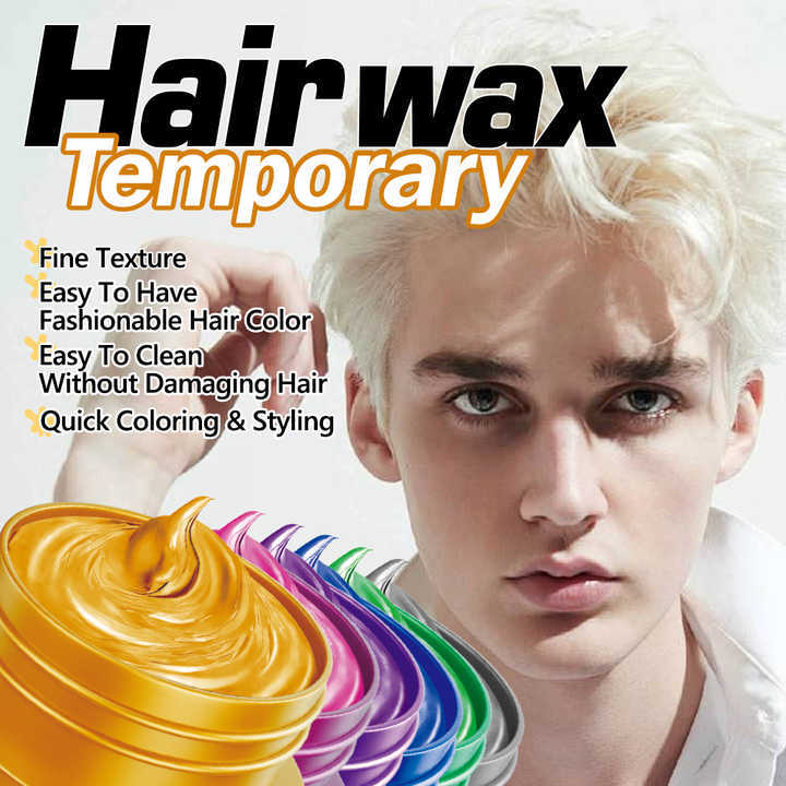 Hair wax Temporary Fine Texture Easy To Have Fashionable Hair Color Easy To Clean Without Damaging Hair Quick Coloring & Styling