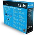 Netis WF2113 Wireless N 300Mbps Advanced PCI-E Adapter, 5 dBi High Gain Antennas, 2T2R MIMO, Low-Profile Bracket Included, PCI-E N300 (WF-2113) ORIGINAL UK ZONE STOCK. 
