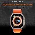 N8 Ultra Smart Watch 49 mm  | Full Display | Bluetooth Calling | Wireless Charging | Nikey Straps | Bluetooth Calling. 