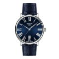 Tissot Carson Premium Quartz Blue Dial with Blue Leather Strap Men's Watch - T122.410.16.043.00. 