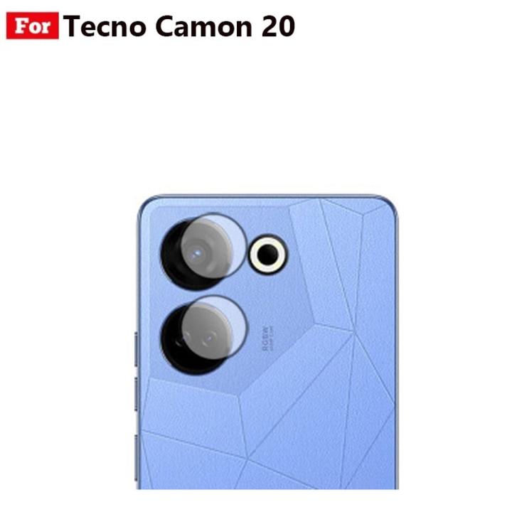 Tecno Camon 20 Back Camera Glass Protector 9H Flexible Anti-Shock Gorilla Nano Lens Glass Protector For tecno camon 20 - Transparent