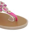 Maya Traders Pink Imported Italian Design Fancy Women's Stylish Flat Sandals - Comfortable Party & Casual Wear - S3. 