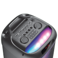Audionic SoloX150 100W Portable Bluetooth Speaker | Wireless Karaoke Mic, TWS Pairing, RGB Party Lights, Live Recording & USB/AUX. 