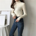 Yfashion Women Winter Knitted Sweater Solid  Half Turtleneck Thickening Tops Loose Pullover Sweater. 