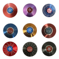 New Round Shield Aluminium Fidget Spinner Superhero Fast Bearing Finger Hand Spinner Adult Stress Relief Toy Anti Stress Fidget. 
