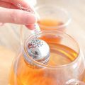 Spice, Herb,Tea and Seasoning Filter Ball with Hanging Hook - Stainless Steel Ball Tea Infuser Mesh Filter Strainer w/hook Loose Tea Leaf Spice Ball with Rope chain Home Kitchen Tools 1026. 