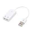 Usb Wired External Drive Free Sound Card Analog 7.1 Channel Desktop Portable External Sound Card Converter Earphone Microphone. 