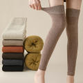 Autumn And Winter Thicked Leg Protector Sock Cover Leg Warmers Leg Cover Women Girls Long Socks. 