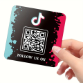Custom TikTok QR Code Stickers - PVC, Perfect for Daily Office Use & Fan Growth. 
