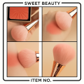sweet beauty 1 pc Rose Gold Powder Blush Brush Professional Make Up Foundtion Brush Large Cosmetic Face Cont Cosmetic Face Cont brocha colorete Make Up Tool. 