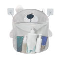 Baby Bath Toys For Kids Storage Bag Bathroom Mesh Bag Duck Shark Strong Suction Cups Net Summer Bathtub Water Game Toy Organizer. 