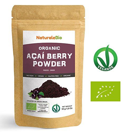 Organic Acai Berries Powder 50g [Freeze-Dried] – Pure Brazilian ...