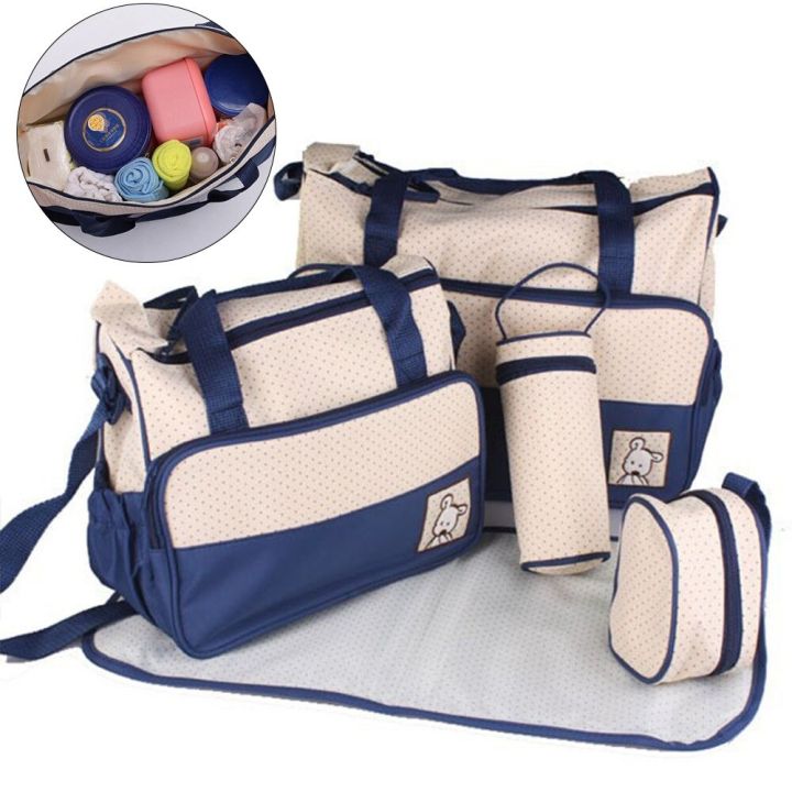5%20pieces%20/%20set%20of%20baby%20diaper%20bag%20multi-function%20suitable%20for%20mother%20baby%20bottle%20holder%20-%20Image%202