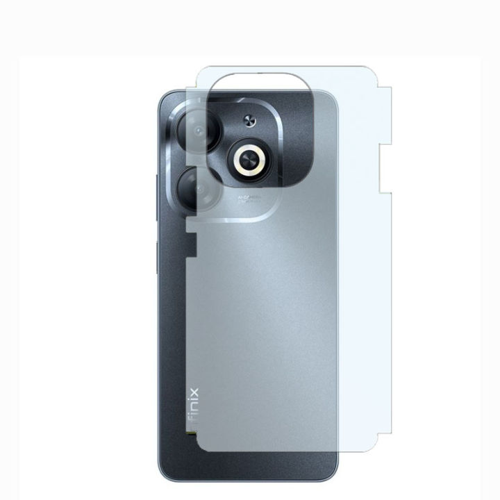 Infinix Smart 8 Back Matte Protector Soft Skin Sheet Film For smart8 - Transparent