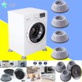 4pcs Washing Machine Foot Pads - Anti Vibration Washing Machine Pad - Non Slip Heighten Shock and Noise Cancelling Mat for Washer and Dryer Machine Support Protects - Furniture Anti Vibration Rubber Feet Pads - Washing Machine Shock Absorption Pads. 