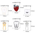 Metal Enamel Teeth Lapel Pin Collar Badge, Brooch Cartoon Teeth Badge Pin Trendy Jewelry Gift for Friend Dentist Teeth Enamel Pins Crystal Metal Brooches, Oral Health Enamel Pins, Lapel Badges Fun Dental Implant, Medical Organ Metal Badge. 