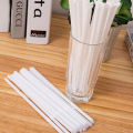WHITE PLASTIC STRAWS HIGH QUALITY DRINKING STRAWS. 