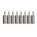 JCALLY ZU2 Stereo Earphone Audio Impedance Adapter Plug 3.5mm to 3.5mm Noise Reduction for HiFi Player/Earphone/AMP. 