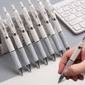 M&G Simple Retractable Gel Pen 0.5mm Black Ink Signature Pen Office Supplies.