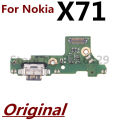 Original USB Charge Charging Port Dock Connector Mic Board Flex Cable For Nokia 6 7 plus 5.1 6.1 7.1 8.1 Plus X5 X6 X7 X71. 