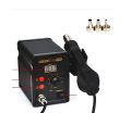 LCD 858D SMD Station Hot Air Gun Rework 3 Nozzles. 