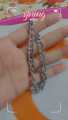 high quality imported silver stainless steel hand chain bracelet for boys/men. 