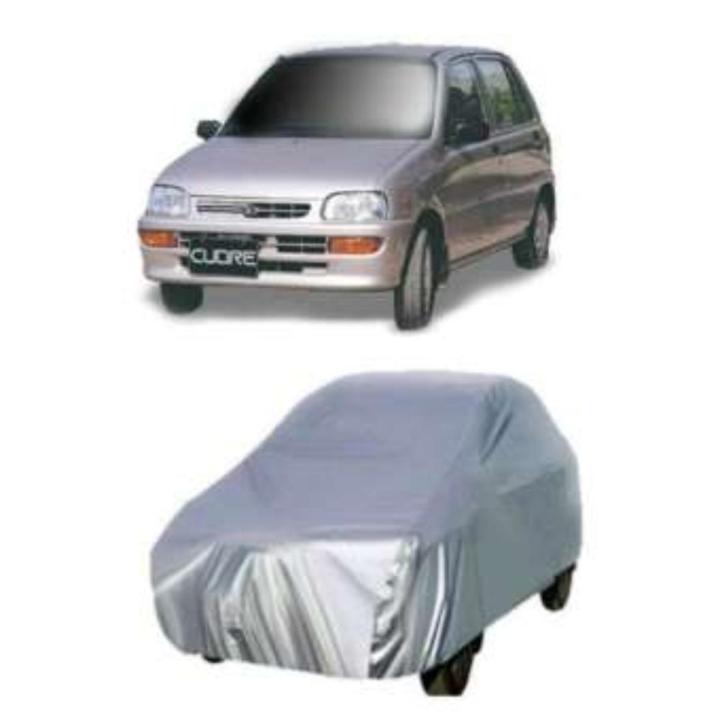 Silver Parachute Car Cover For Daihatsu Cuore _ Premium Quality