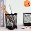 Mesh Metal Steel Pen stand, Stationary Basket, Pen Holder, Pencil Holder for Girls, School, Office, Study Table, Desk, Stationary Organizer, Pen Box Pencil Box, Table Organizer, Desk Organizer, Pencil Holders for boys. 