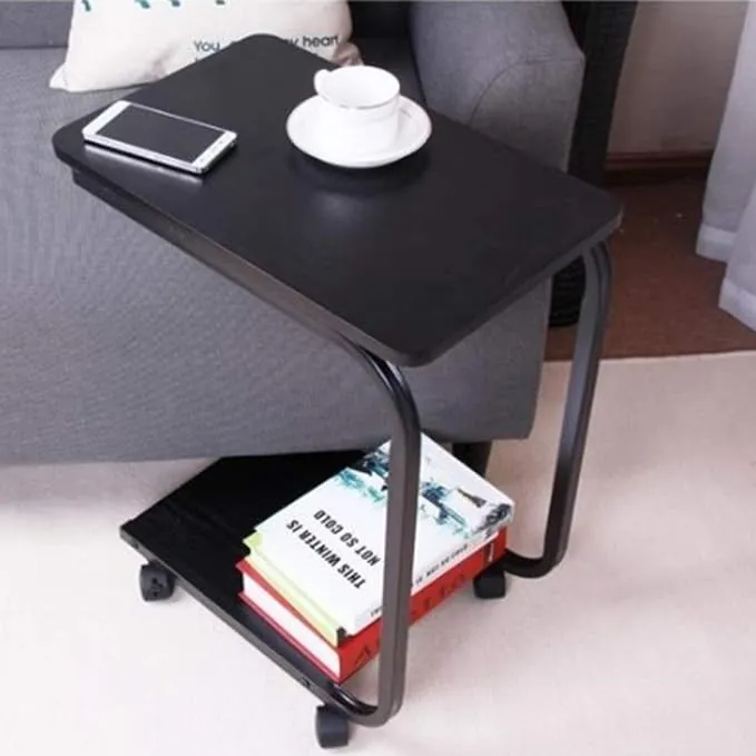 Movable%20Desk%20Side%20Table%20Tray%20Cart%204%20Wheels%20Steel%20Legs%20Wood%20Desktop%20Office%20Home%20Desk%20Shelf%20Organizer%20Bookcase%20%7C%20Natural%20Wood%20Tone%20-%20Image%202