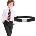 Kids Boys Adjustable Magnetic Belt - Big Belt with Easy Magnetic Buckle for 2-15 Years Boys Girls. 
